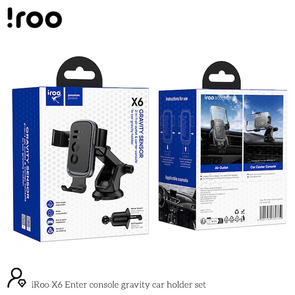 iRoo X6 | Universal Gravity phone holder